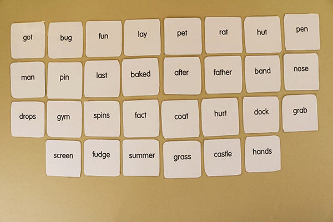 Scrabble Spellers Spelling Game printable File Folder Game PDF Download ...