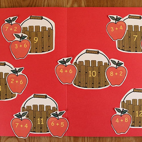 Addition Sum It Up Printable File Folder Game PDF Download Etsy