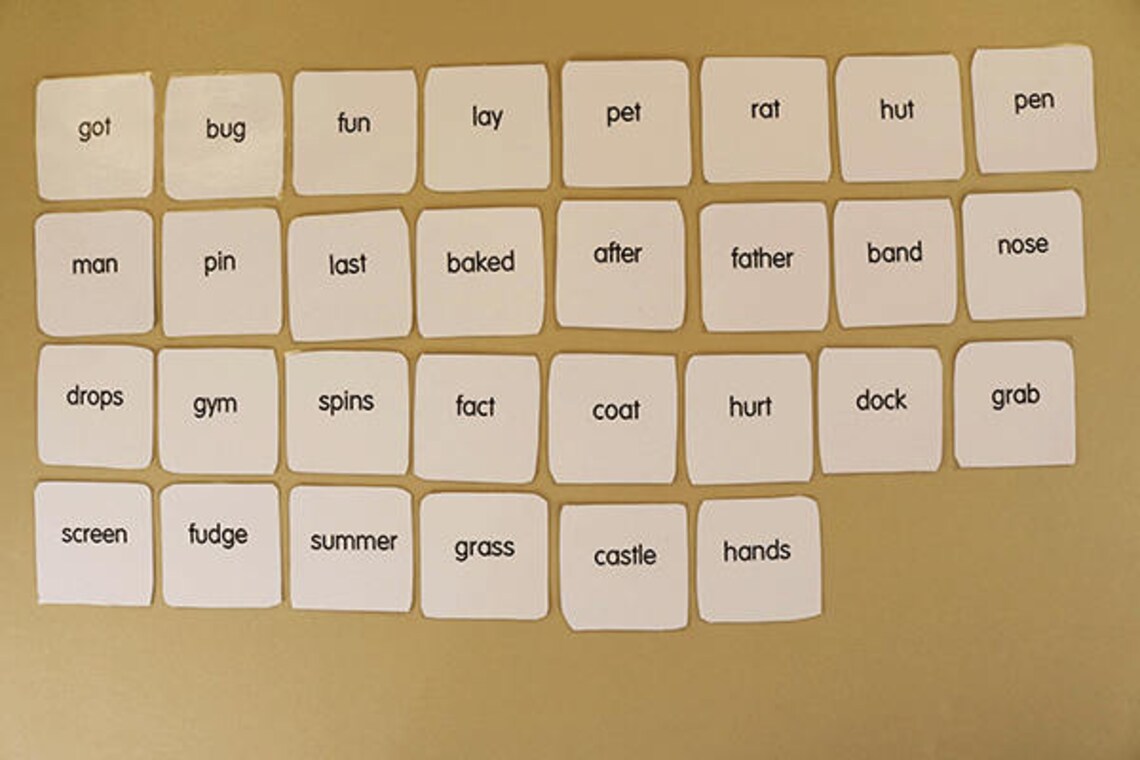 Scrabble Spellers Spelling Game printable File Folder Game PDF Download ...