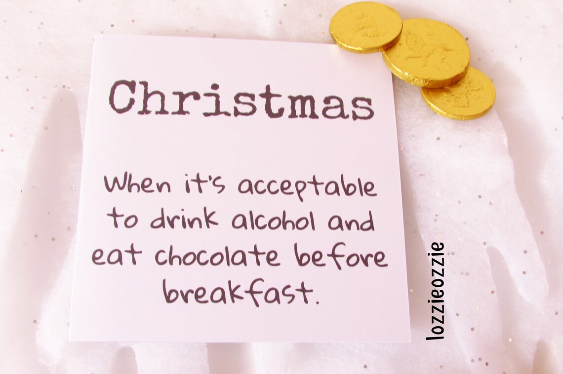 Sarcastic Christmas Card. Funny Humour Gift. Acceptable to - Etsy Ireland