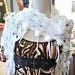 scarf / crochet white lace and roses in relief / / white cotton lace crochet shawl / / scarf or shawl woman handmade