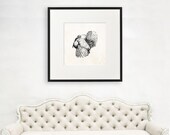 Turkey Wall Art, Large Bird Wall Art, Scientist Gift, Science Lover Gift, Ornithologist Gift, Science Illustration, Turkey Wall Art, 1111