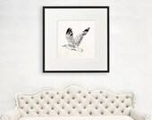 Gull Wall Art Gift, Large Gull Wall Art, Gift For Scientist, Science Lover Gift, Science Geek, Ornithologist Gift, Science Illustration 1063