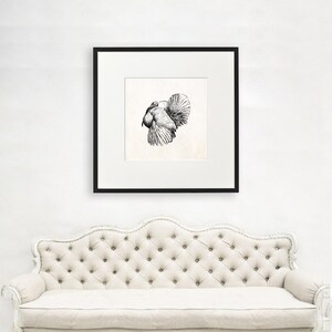 Turkey Wall Art, Large Bird Wall Art, Scientist Gift, Science Lover Gift, Ornithologist Gift, Science Illustration, Turkey Wall Art, 1111