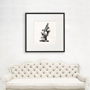 Wall Art Gift For Scientist, Gift For Science Lover, Microscope Wall Art, Microscope Image Gift, Science Geek, Science Nerd, Room Gift, 1034