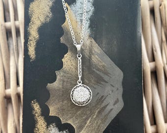 Art Deco Diamond Pendant Necklace, 1920s