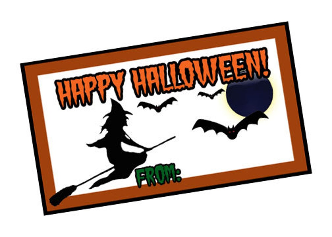 Happy Halloween Printable Card Print at Home Gift | Etsy