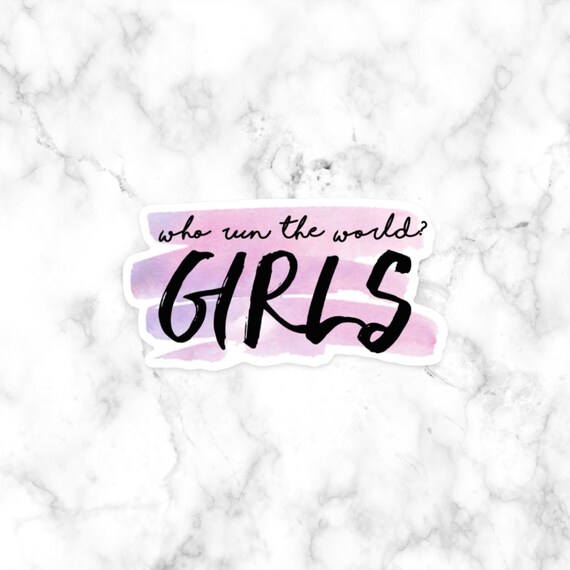 Who Run The World Girls Sticker International Women S Etsy