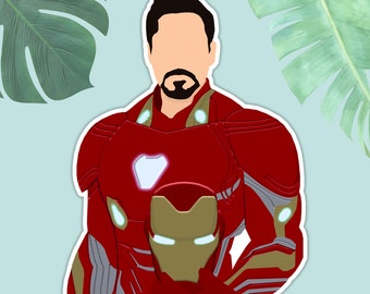 Iron Man Mac Decal - Etsy