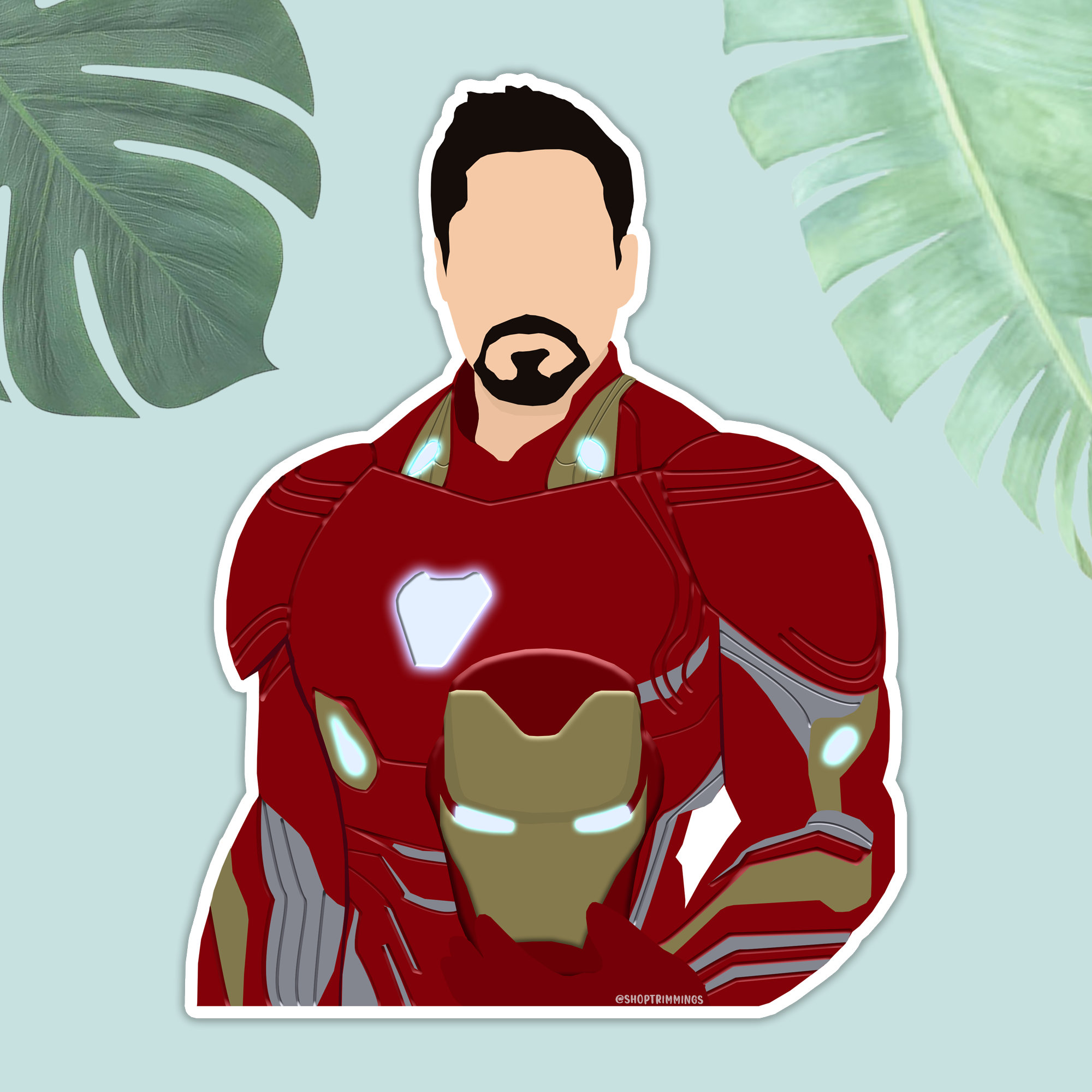 Sticker: Ironman – Ironman Stickers – MIIKME