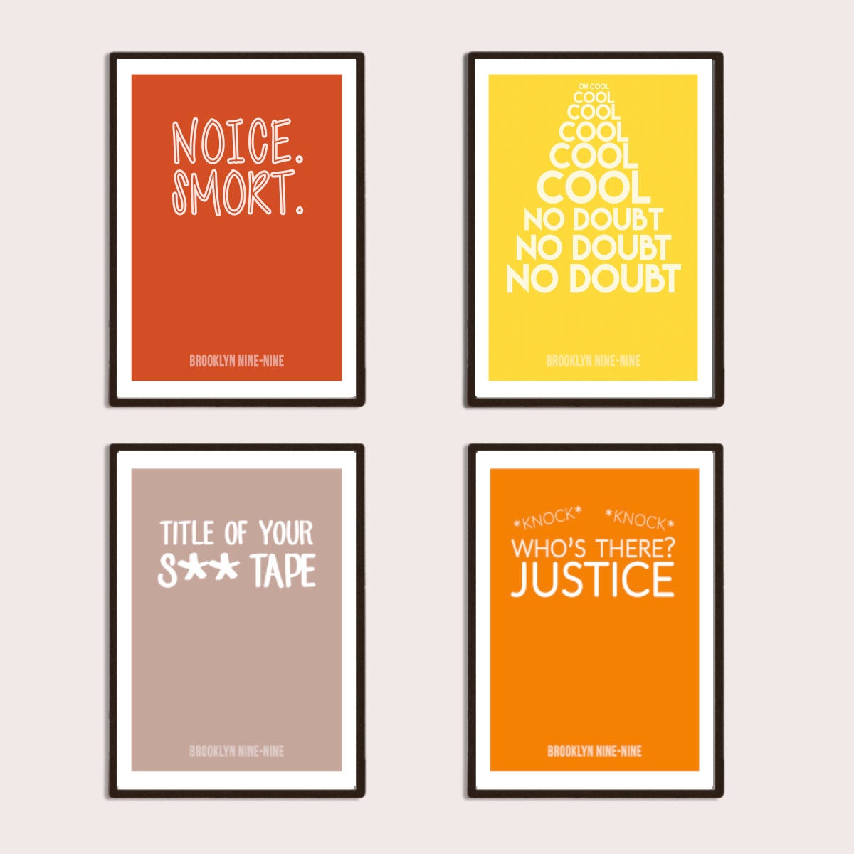 Brooklyn Nine Nine 4 Pack Posters Print Digital Download Etsy Brooklyn Nine Nine 4 Pack Posters Print Digital Download Etsy