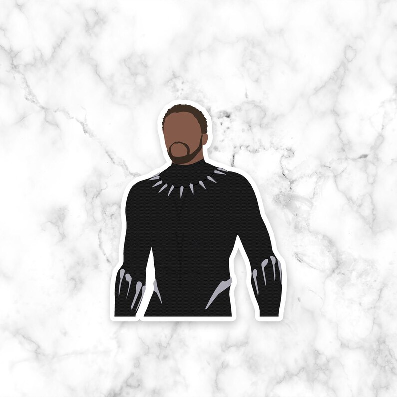 Black Panther Sticker Laptop Stickers Decal Notebook Mac | Etsy