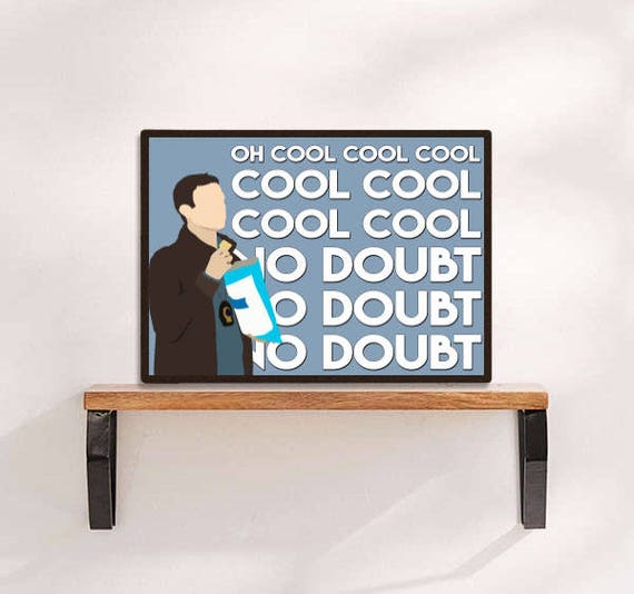 Brooklyn Nine Nine Cool Cool No Doubt Jake Peralta Digital Etsy