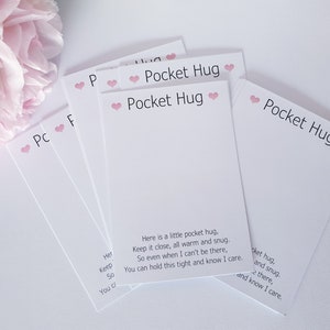 Pocket hug worry worm bear hug memory backing cards business crafting large or small gift 20 or 40 different design choices mix and match