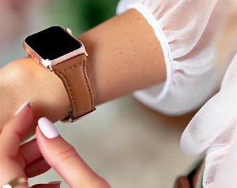Compatible Apple Watch Band Women, 40mm, 41mm, 42mm, 44mm, 45mm, Series 11,10,9,8,7,6,5, Ultra, Slim, Gift for Her, Series 11 Band