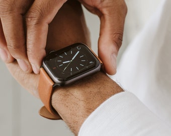 Gift for Dad, Watch Strap Mens, Compatible Apple Watch Bands 42mm, 44mm, 46mm, Ultra 49mm, Mens Watch Band, Father's Day Gift, Dad Gift