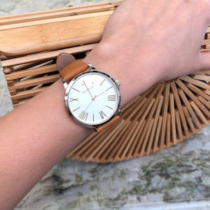 Gold Watch, Gift for Her, Gold Jewelry, Anniversary Gift, Girlfriend Gift, Gift for Wife, Womens Watch, Watches for Women, 38mm Watch