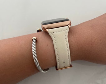 Watch Bands for Women, 38mm 40mm 41mm 42mm 44mm 45mm, Women's Watch Band, Leather Watch Strap Women, Gift for Her, Series 11