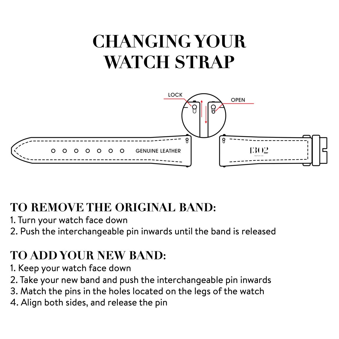 Brown Leather Watch Strap Mens Watch Strap 20mm 22mm Watch Etsy