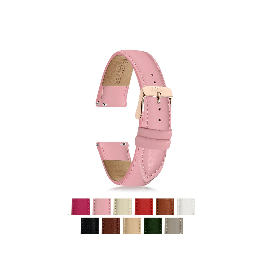 Women's Watch Band, Watch Strap 20mm, 18mm, Leather Watch Strap