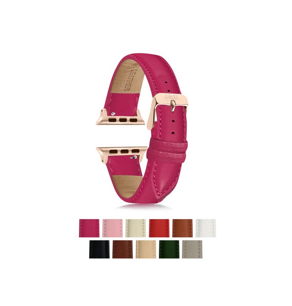 Apple Watch Band Apple Watch Band Women Apple Watch Bands Fits Series 9 8 7 6 5 4 3 2 1 se ultra 38mm 41mm Leather Bands Series 9 Etsy Canada
