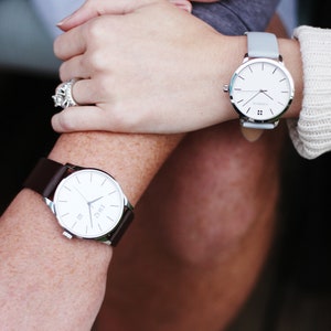 Birthday Gift for Women, College Student Gift, Wrist Watch, Gift for Her, Girlfriend Gift, Silver Watch, Minimalist Watch, Ladies Watch image 5