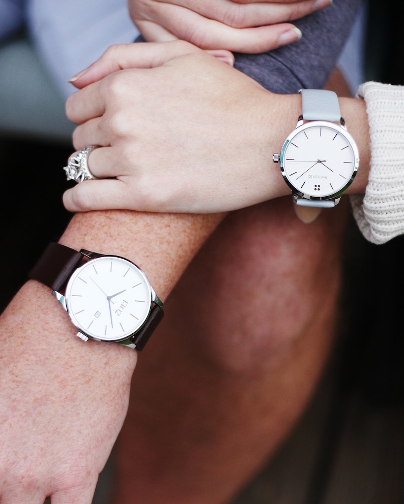 Birthday Gift for Women, College Student Gift, Wrist Watch, Gift for Her, Girlfriend Gift, Silver Watch, Minimalist Watch, Ladies Watch image 5