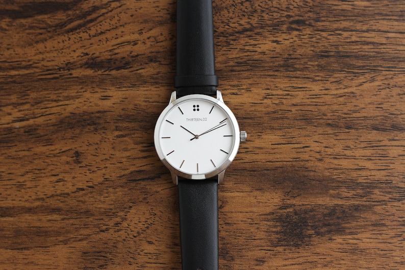 Birthday Gift for Women, College Student Gift, Wrist Watch, Gift for Her, Girlfriend Gift, Silver Watch, Minimalist Watch, Ladies Watch image 7