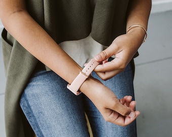Women's Watch Band, Watch Band 40mm, Watch Band 42mm, Watch Band Woman, Leather Watch Band, Gift for Her, Gift for Mom, Series 11 Watch Band