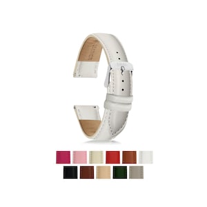 NEW Watch Strap 20mm, 18mm Leather Watch Strap, Leather Watch Band, 18mm, 20mm, Leather Watch Band, Womens Watch Strap