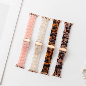 Apple Watch band Women, Resin Apple Watch band, Apple Watch band, 40mm, 42mm, 41mm, iWatch Band, Teacher Gift, Gift for Teacher, Teacher
