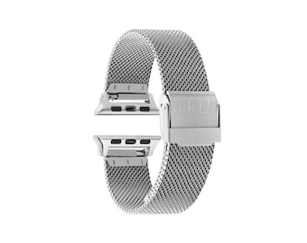 Stainless Steel Milanese Mesh Watch Band Strap for Apple Watch 38, 40, 41, 42, 44, 45, iWatch, Series 1, 2, 3, 4, 5, 6, 7, SE Adjustable