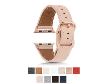 Apple Watch Band, Apple Watch Band 40mm, Apple Watch Series 4, Apple watch band 38mm, Leather Apple Watch Band, Gift for Mom, Fits Series 9