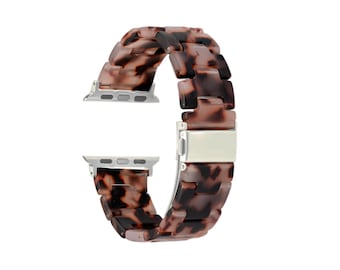 Watch band Women, Resin Watch band, Compatible Apple Watch band 40mm, 38mm, 41mm, Watch Strap, Gift for Her, Gift for Mom, Mother's Day Gift