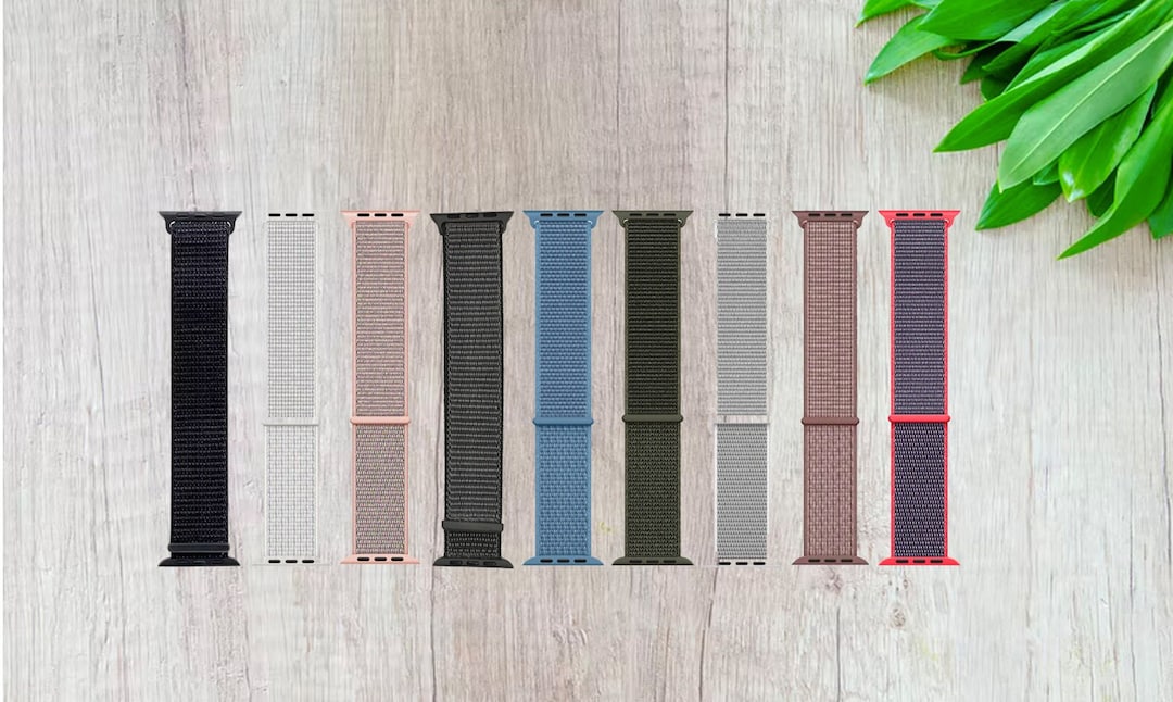 Nylon Apple Watch Band, Apple Watch Strap, Apple Watch Band Velcro
