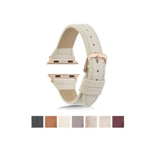 Women&#39;s Apple Watch Band 40mm, 42mm/41mm/40mm/38mm Apple Watch Strap, Leather Band, Fits Apple Watch 1, 2, 3, 4, 5, 6, 7, 8, 9, 10 SE
