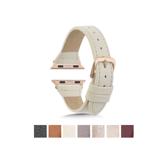 Women's Watch Band 40mm, 42mm/41mm/40mm/38mm Watch Strap, Leather Band, Fits Watch 1, 2, 3, 4, 5, 6, 7, 8, 9, 10, 11 SE