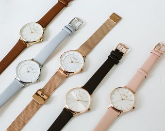 Watch Band, Womens Leather Watch Strap 14mm, 16mm, 18mm, 20mm