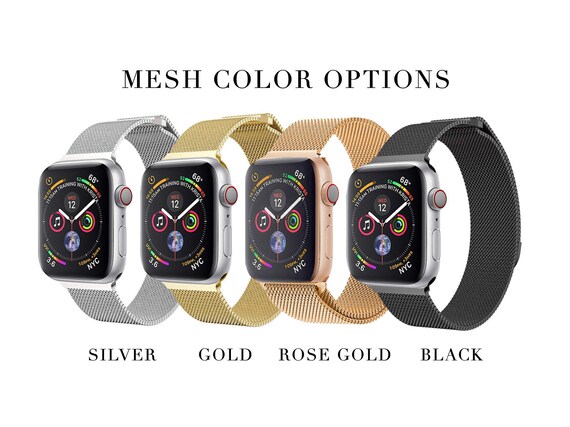 Stainless Steel Milanese Mesh Watch Band Strap for Apple  display picture 3