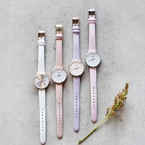 Leather Watch Strap 14mm, 16mm, 18mm, 20mm, Leather Watch Band, Genuine Leather Watch Band, Womens Watch Strap, Watch Strap, Watch Band