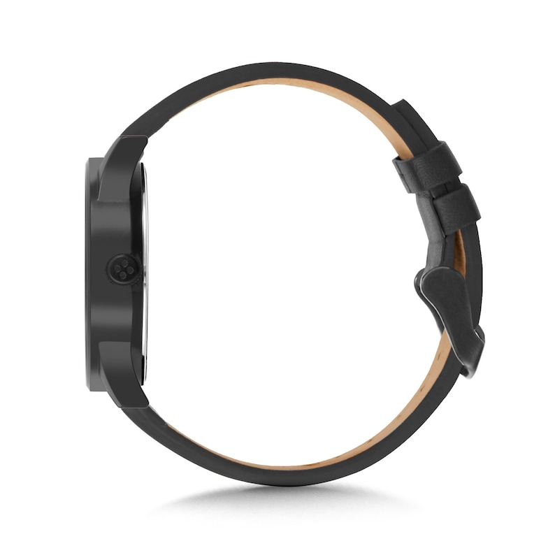 Mens Watches Black Watch for Men Minimalist Watch Leather Etsy