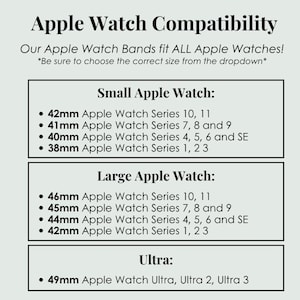 Women's Watch Band, Watch Band Women, 42mm, 41, 40, 38, 46, 45 45, Leather Watch Band Women, Slim Band, Gift for Her, Series 11, 10 image 5