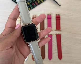 Correa de reloj para mujer, correa de reloj de 40 mm, correa de repuesto, correa de reloj de 38 mm de cuero, correa de reloj para mujer, compatible con el nuevo reloj Serie 11.