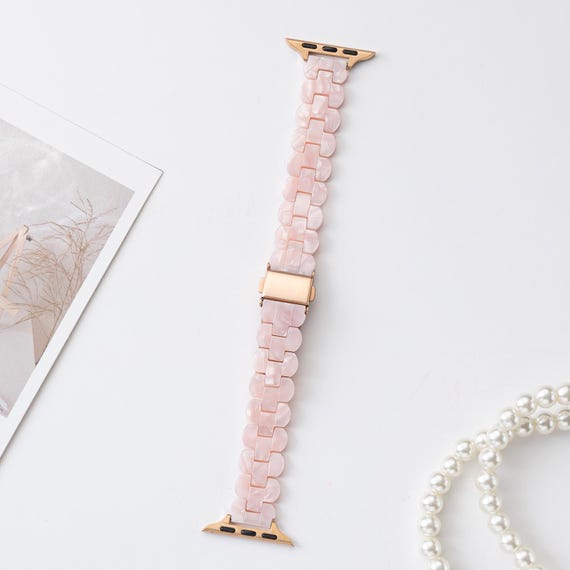 NEW Slim Watch band, Slim Resin Watch band, Watch band Women, Compatible with Seizes 40mm, 38mm, 41mm, Gift for Her, Fit All Watches