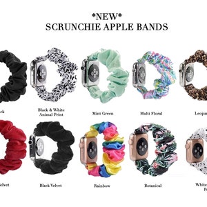 Women&#39;s Apple Watch Band 40mm, 38mm/40mm/41mm, Scrunchie Apple Watch Strap, Scrunchie Band, Fits Apple Watch 1, 2, 3, 4, 5, 6, 7, 8, 9 SE