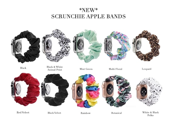 Women's Watch Band 40mm, 38mm/40mm/41mm, Scrunchie Watch Strap, Scrunchie Band, Fits Watch Series 1, 2, 3, 4, 5, 6, 7, 8, 9 SE