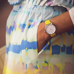 Birthday Gift for Women, College Student Gift, Wrist Watch, Gift for Her, Girlfriend Gift, Silver Watch, Minimalist Watch, Ladies Watch image 6
