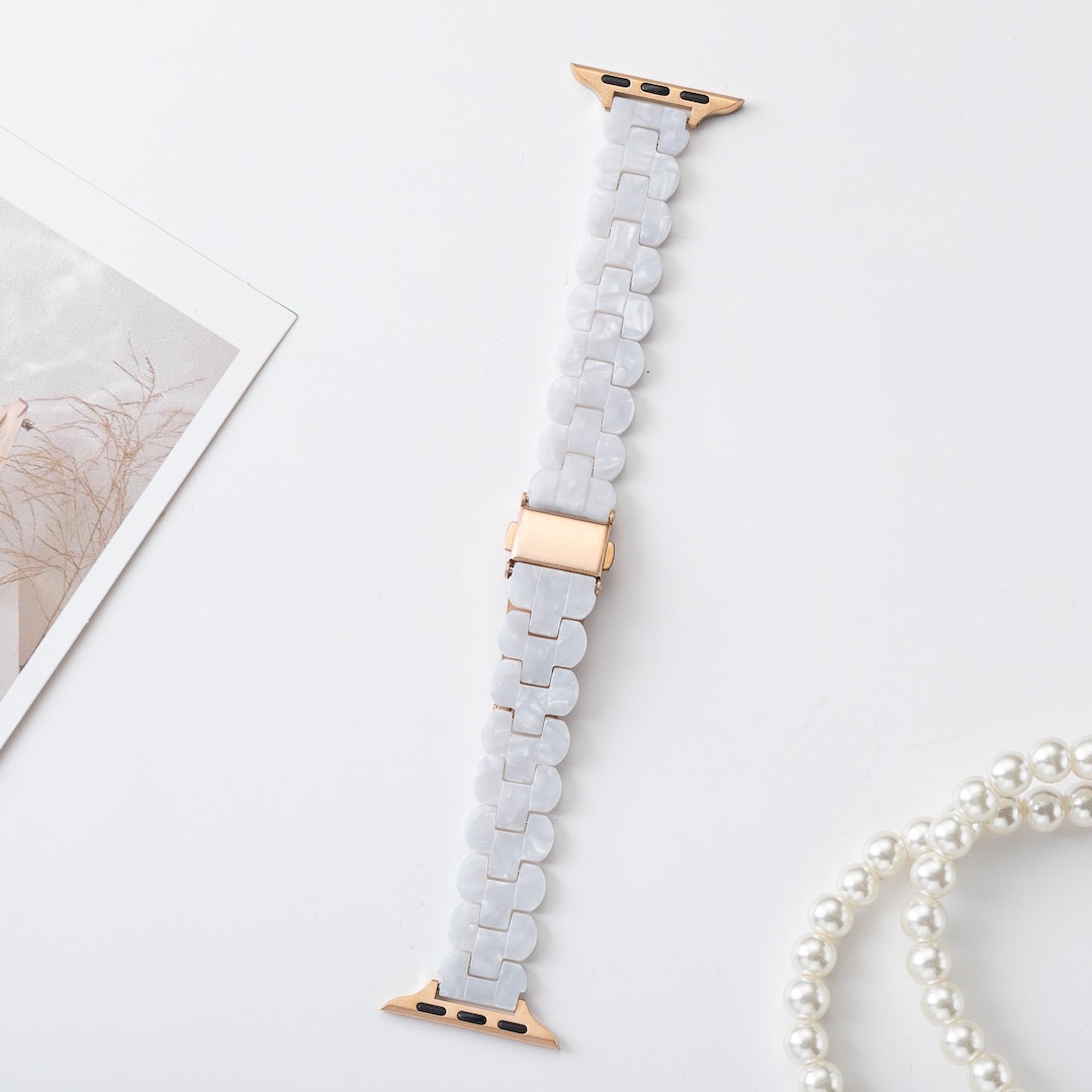 Slim Resin Watch Band, Women's Watch Band, Compatible With Apple Watch ...