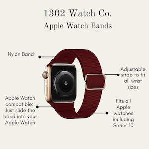 Nylon Watch Band, Sport Watch Strap, Smart Watch Band, Watch band Series 11 Sport, Sport Watch Band, Series 10, 11, Ultra image 3