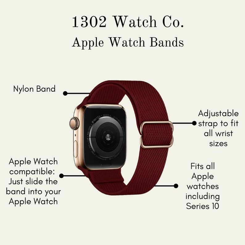 Nylon Watch Band, Sport Watch Strap, Smart Watch Band, Watch band Series 11 Sport, Sport Watch Band, Series 10, 11, Ultra image 3
